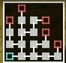 Harsh Canyon Entrance treasure guide map