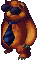 Father bear, front view