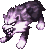 White wolf, front view