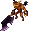 Archdemon soldier, front view