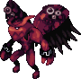 Demon fighter, front view