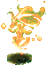 Fire's elemental, front view