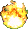 Burning spirit, front view