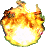 Flame spirit, front view