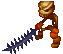 Bone soldier, front view