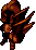 Dark shieldbearer, front view