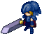 Deserter fighter, front view