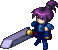 Mercenary commander, front view