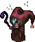 Destruction black mage, front view