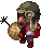 Goblin bomb soldier, front view